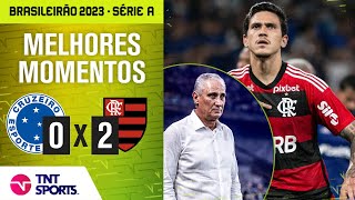 FLAMENGO VENCE NA ESTREIA DO TITE CRUZEIRO 0 X 2 FLAMENGO  BRASILEIRÃO 2023 [upl. by Adnicaj616]