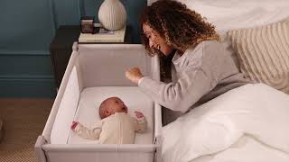 Introducing Shnuggle Air Lite Bedside Crib [upl. by Simonetta]