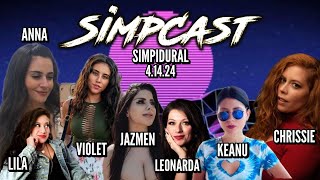 SimpCast Simpidural Chrissie Mayr Keanu Thompson Leonarda Jonie and Mickey [upl. by Earb344]