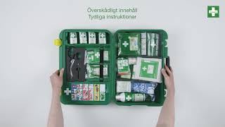 Demofilm Cederroth First Aid Kit XL svenska [upl. by Evelina]