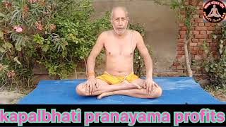 how to do kapalbhati pranayama । कपालभाति प्राणायाम कैसे करें। kapalbhati pranayama profits yog [upl. by Hamrah]