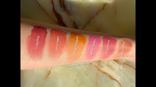 SWATCHES Blursh Made By Mitchell Liquid Blushers [upl. by Eenahpets]