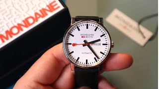 A Look At The Iconic Swiss Railway Watch  Mondaine Evo AUTOMATIC Review [upl. by Frere]