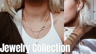 JEWELRY COLLECTION  What I wear everyday  Affordable jewelry [upl. by Lerim]