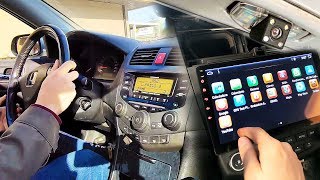 Como Instalar una Radio Android Auto con Camara Trasera  Kit Facil de Montar en el Coche [upl. by Enialedam622]