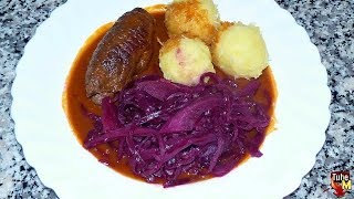 Lombarda con Manzana Receta AlemanaApfel Rotkohl [upl. by Arammahs]