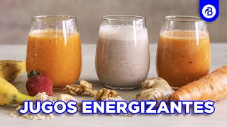 JUGOS ENERGIZANTES  ENERGÍA PARA TODO EL DÍA 🧃 [upl. by Trici]