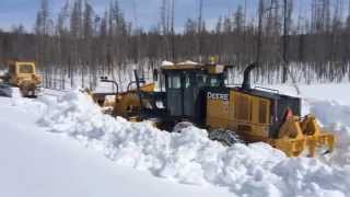 Yellowstone Park Snow Plowing [upl. by Otis]