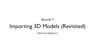 Manga Studio Guide Episode 7 Importing 3D Objects Revisited [upl. by Hennebery]