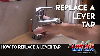 How to replace a lever tap [upl. by Mcnutt]