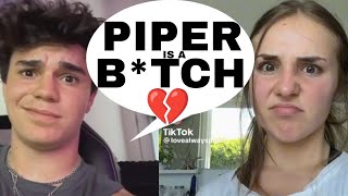 Jentzen Ramirez SHADES Piper Rockelle and Lev Cameron in new tik tok 😱😳 With Proof [upl. by Assirrak]