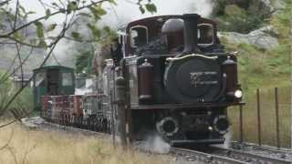 Slate train to Blaenau Ffestiniog [upl. by Niamrahc]