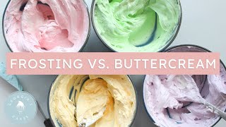 Comparing 6 Types of Buttercream American Swiss Italian French German amp Russian [upl. by Imoyik]