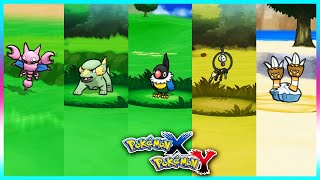 Pokemon X amp Y  GligarElectrikeChatotKlefki amp Binacle Locations [upl. by Barolet]