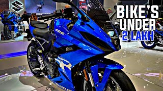 ⚡TOP 6 ⚡Latest Bikes Under 2 Lakhs in 2024  Best For Sunday Ride 🔥 [upl. by Ogeid]