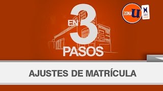 En3Pasos  Edición 04  Ajuste a tu Matrícula 2015 [upl. by Ahsert734]