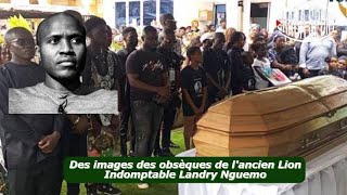 Des images des obsèques de lancien Lion Indomptable Landry Nguemo [upl. by Latoniah]