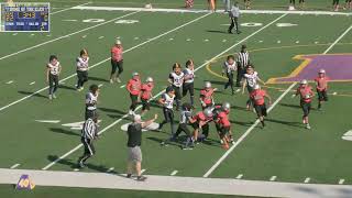 Football 6th Grade PURPLE Elkhorn vs Racine Horlick 2nd QTR 10624 [upl. by Sands]