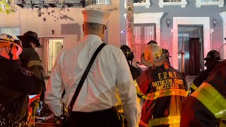 FDNY Manhattan 1075 Box 0832 Fire in the Shaft Extension to Walls [upl. by Ecylla]