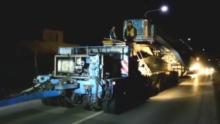 Felbermayr moves a 300t transformer by night [upl. by Carce493]