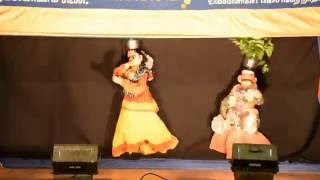 BommalattamTamil Folk DanceTamil traditional DancePuppet Show [upl. by Nosittam]