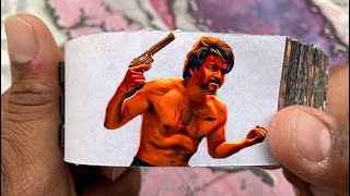 Leo Movie Flipbook 3  Thalapathy Vijay  Leo Das Kill Harold Das Flip Book  Flip Book Artist 2023 [upl. by Obadiah]