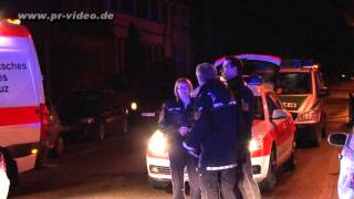 25122012  Wiesloch  Fußgänger von Pkw erfasst und lebensgefährlich verletzt [upl. by Ttebroc]