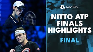 Jannik Sinner vs Taylor Fritz For The Title 🏆  Nitto ATP Finals 2024 Final Highlights [upl. by Ayotal]