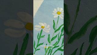 Simple flower painting for beginners 🌼✨🌿shortsshareliketrendingsubscribecomment [upl. by Kress768]