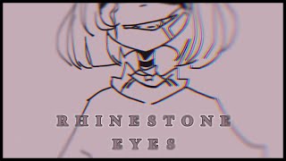 RHINESTONE EYES ANIMATION MEME FLASH WARNING wip [upl. by Ellehs]