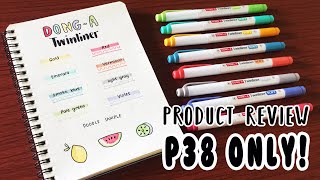 Product review DONGA TWINLINER SOFT Duo Highlighters [upl. by Ardnohsal]