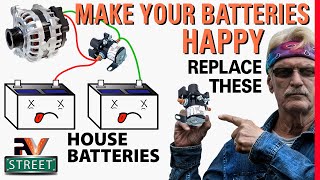 RV Alternator IS NOT Charging House Batteries • The FIX [upl. by Hazard]