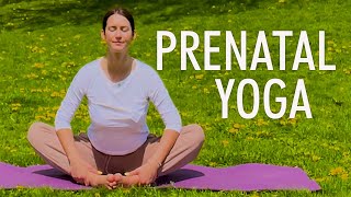 25 Min Prenatal Yoga  Prenatal Routine [upl. by Wash]