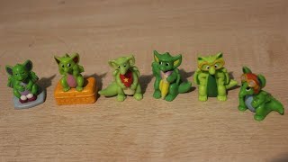 My Collection of 1999 Weetos Cereal Pocket Dragons Free in Packets [upl. by Ansilme136]