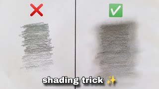 correct way of shading with pencil ✏️ ✅  how to shading  pencil shading trick [upl. by Bigot]