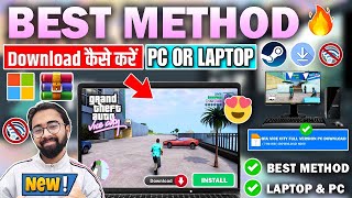 😍Finally Download amp Play GTA VICE CITY In Pc 2024  Gta Vice City Pc Install  100  Working Trick [upl. by Shanleigh]