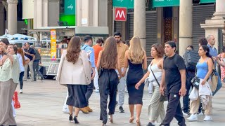 Milan Italy 🇮🇹  Summer 2024  4K 60fps HDR Walking Tour [upl. by Katrinka]