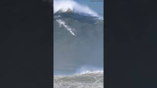 Most viewed Biggest Wave surfed on earth Nazare [upl. by Mishaan742]