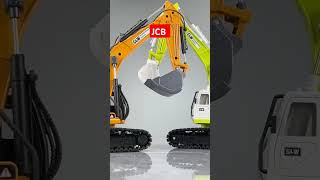 Jcb construction vehicles dump truck excavator and crane model youtubeshorts shorts jcb truck [upl. by Kinelski606]