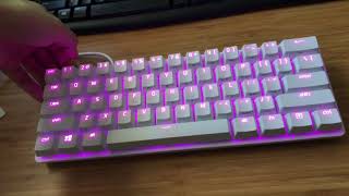 Razer Huntsman Mini LinearRed Switches Unboxing [upl. by Qifahs]