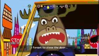 Parappa the Rapper PSP CAR RAP Good rank [upl. by Huesman]