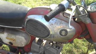 Suzuki B100P 1966 Part 1 Out of the Barn and the restoration begins [upl. by Anattar886]