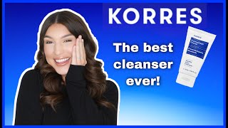 KORRES SKINCARE The Best Cleanser Ever  Korres Face Mask amp Moisturizer Test [upl. by Atolrac]