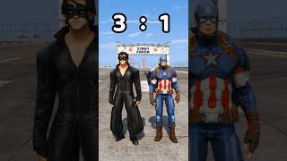 GTA V Krrish vs Captain America Who will win  shorts gta gaming [upl. by Nicolai]