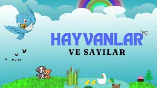 Hayvanlar ve Sayılar Şarkısı  Eğlenceli 1’den 5’e Sayı Öğrenelim  Bebekler İçin Hayvan Sesleri [upl. by Maible]