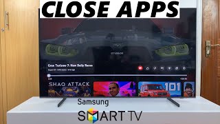 How To Close Apps On Samsung Smart TV [upl. by Guerin]