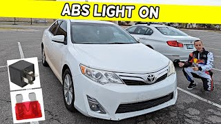 WHY ABS LIGHT ON TOYOTA CAMRY 2012 2013 2014 [upl. by Aurlie]