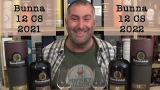 Bunnahabhain 12 Cask Strength 2022 with 566 vs Bunnahabhain 12 Cask Strength 2021 with 551 [upl. by Riella]