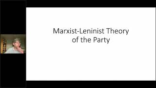 MarxistLeninist Theory of the Party [upl. by Farah]