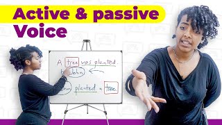 Active and passive voice  በሁላችሁም ጥያቄ መሠረት  Yimaru [upl. by Keiryt]